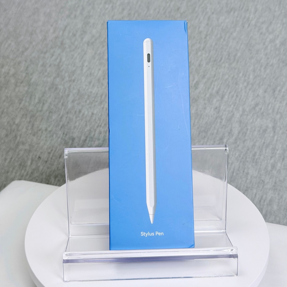 Universal Active Stylus Pen for Touchscreens White with Charging Case K264